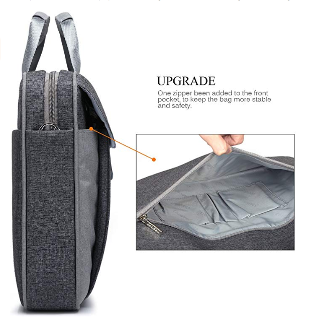 Stylish 15.6 Inch Waterproof Business Tote Laptop Bag