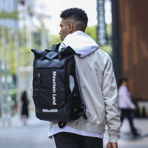 Fashion Men 15.6 Inch Laptop Backpack Water Repellent Schoolbag