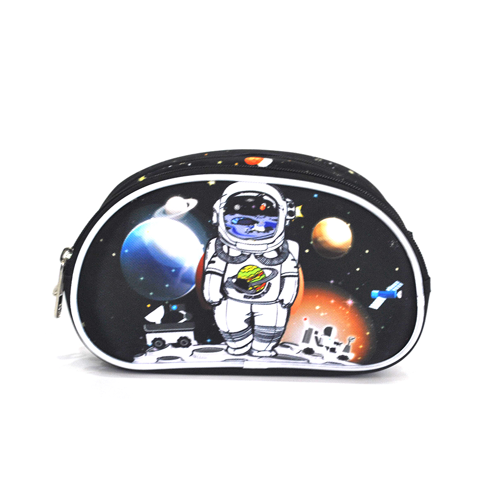 Astronauts Kid School Backpack 3 Sets Backpack for Student with Lunch Box and Pencil Case Polyester Cartoon
